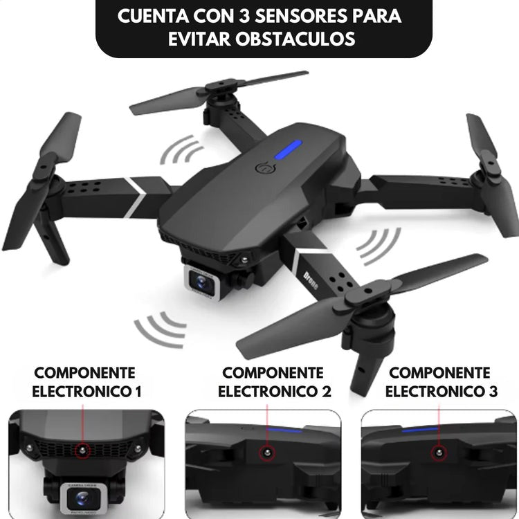 FlyDrone - Drone con cámara Ultra HD 4K + Maleta de regalo