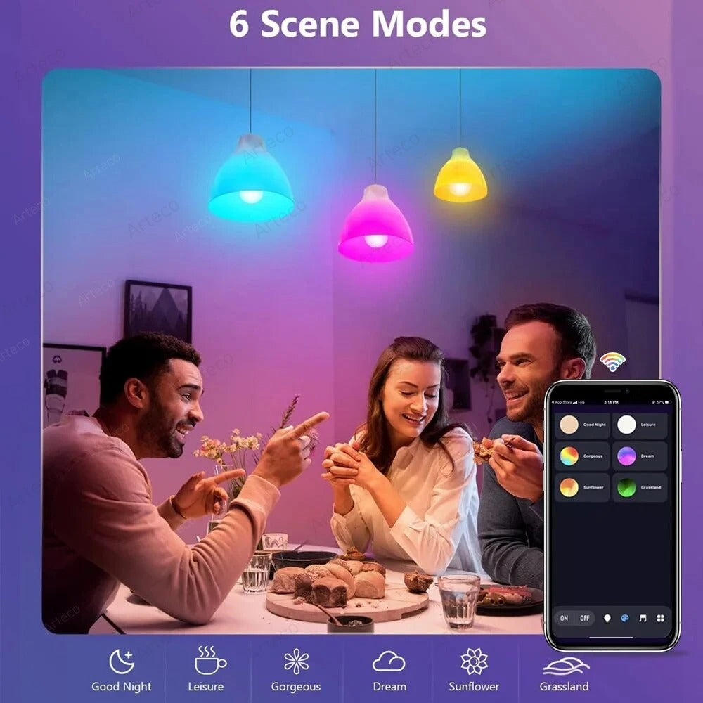 Luz Inteligente RGB 3 en 1 – WiFi, Zigbee y Bluetooth